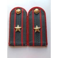Погоны майора МВД СССР. Размер 11. 1990 год.