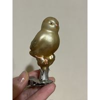 Ёлочная игрушка СССР !!! СИНИЧКА !!! КУЛЬТИГРУШКА !!! 1 !!!С РУБЛЯ !!!