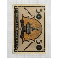 50 пфеннингов (нотгельды) 1921 г. Германия.
