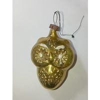 Ёлочная игрушки -  Сова . СССР .