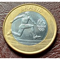 Бразилия 1 реал, 2014 XXXI летние Олимпийские Игры, Рио-де-Жанейро 2016 - Атлетизм    ( 1-11-6 )