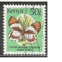 Кения. Бабочка колотис. 1988г. Mi#417.