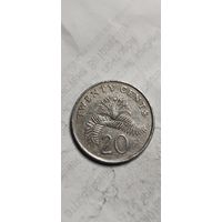 Сингапур 20 цент 1989