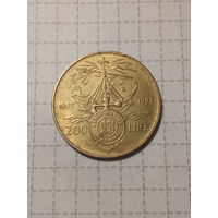200 лир Италия 1997 год