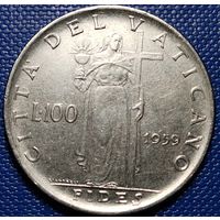 Ватикан 100 лир 1959 г.