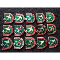 Футбол. Футбольные клубы СССР. Динамо, Черноморец, Зенит, Пахтакор, Нистру, Арарат, Нефчи, Металлист, Шахтёр, Торпедо, Днепр, Жальгирис. Сборный лот. Цена за один значок. (Б-5)