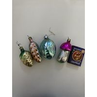 Лот елочных игрушек.