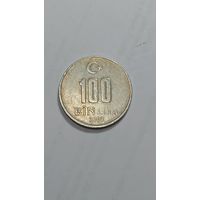 Турция 100000 лир 2002 года .