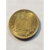 Испания 1 песета 1966(75)