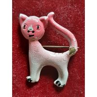 Значок Брошь Кот.