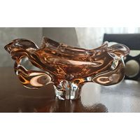 Большая пепельница, Чехия (Богемское стекло)