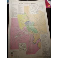 План губернского города Минск, маршрут минской конки 1898 г.  42Х27