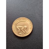 Сомалиленд 10 шиллингов 2002 г. - обезьяна