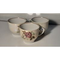 Кофейные чашки  красивые СССР, МФФЗ, 3 шт.