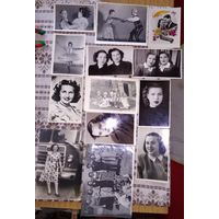 Старые фотографии 50-60 годы. 13 шт. Одним лотом.
