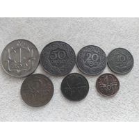 Набор монет Польши 20-30х годов.