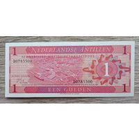 Werty71 Нидерландские Антильские острова (Антилы) 1 гульден 1970 UNC банкнота