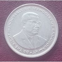Маврикий 1 рупия, 1987-2010