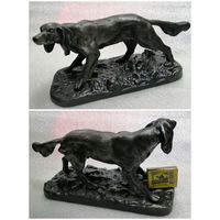 Сеттер в стойке. Чугунное литьё. СЧЗ, СССР.