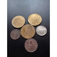 6 монет СССР одним лотом