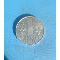 Германия ГДР 1 дойч марка 1962 год состояние