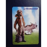 Календарик 2003 г.  Transaero.
