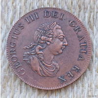 Великобритании 1/2 пенни 1799 года. Король Георгий III. Британия. Предложи свою цену или обмен!