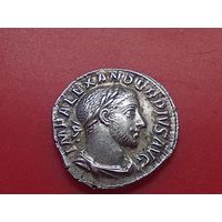 Серебряный денарий.Александр Север(222-235 год н.э).Римская империя.Копия,серебро в полном объёме,соответствие.(2)