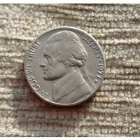 Werty71 США 5 центов 1977 D Белый дом Джефферсон