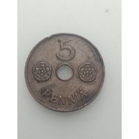 Финляндия 5 пенни 1941 года .
