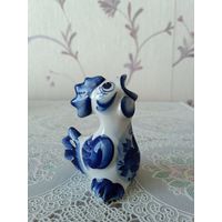 Петушок гжель фарфор, клеймо