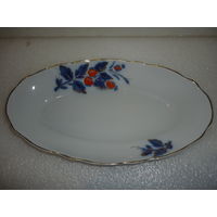 Тарелка Селёдочница Фарфор Коростень. СССР