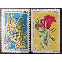 Конго 1971. Тропическая флора. Цветы