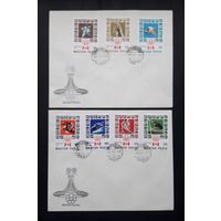 Венгрия 1976г. КПД Спорт.ОИ в Монреале.. Полная серия: 7 марок на 2 конвертах.Mi.:3125-3131.