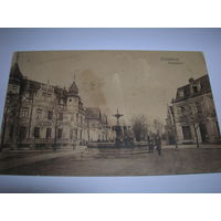 Открытка старинная начало XX в. Почта Пинск 1910 год Германия Годесберг Набережная Рейна Подписана прошла почту