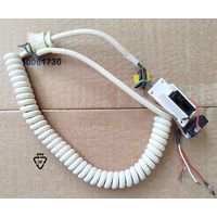 Витой шнур с переключателем и контактором.