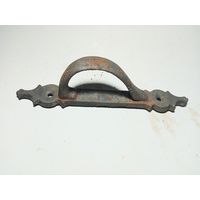 Старая чугунная ручка (возможно оконная). 20 см. Г. Тула.