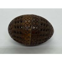 Старинная блохоловка. Деревянное резное яйцо 19 века. Иерусалим ?