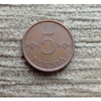 Werty71 Финляндия 5 пенни 1963