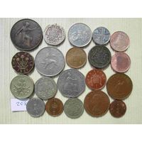 21 монета Великобритании и островов