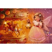 Открытка чистая 10х15 см. Художница Екатерина Бабок