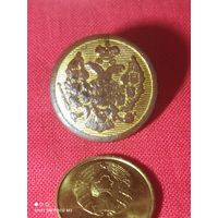 В Позолоте,не частая мундирная пуга,РИ,Сохран!!! Смотрите другие лоты, будут ещё