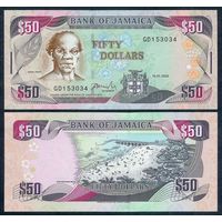 Ямайка 50 Долларов 2002 год, UNC