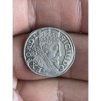 3 гроша 1597 красивая монета!