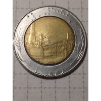500 лир Италия 1988 год