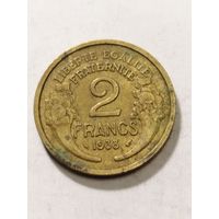 Франция 2 франка 1938