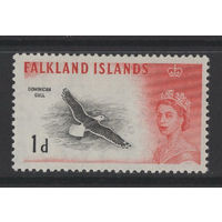 Фолкленды / Falkland Is 1966* 1d  Доминиканская чайка