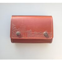 Футляр к электробритве Нева. Натуральная кожа