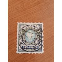 1906 Россия вертикальное  верже герб гашение Севастополь (2-3)
