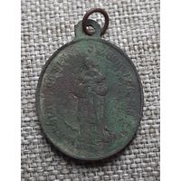 Образок медальон католический.